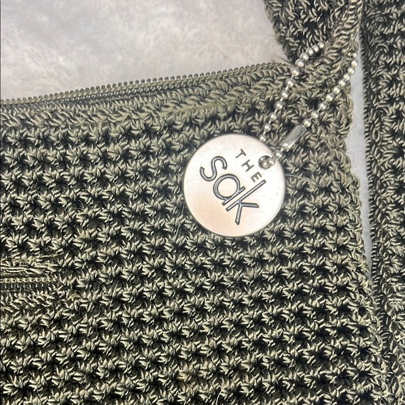 The Sak Olive Green Knit Shoulder Bag - Picture 2 of 10